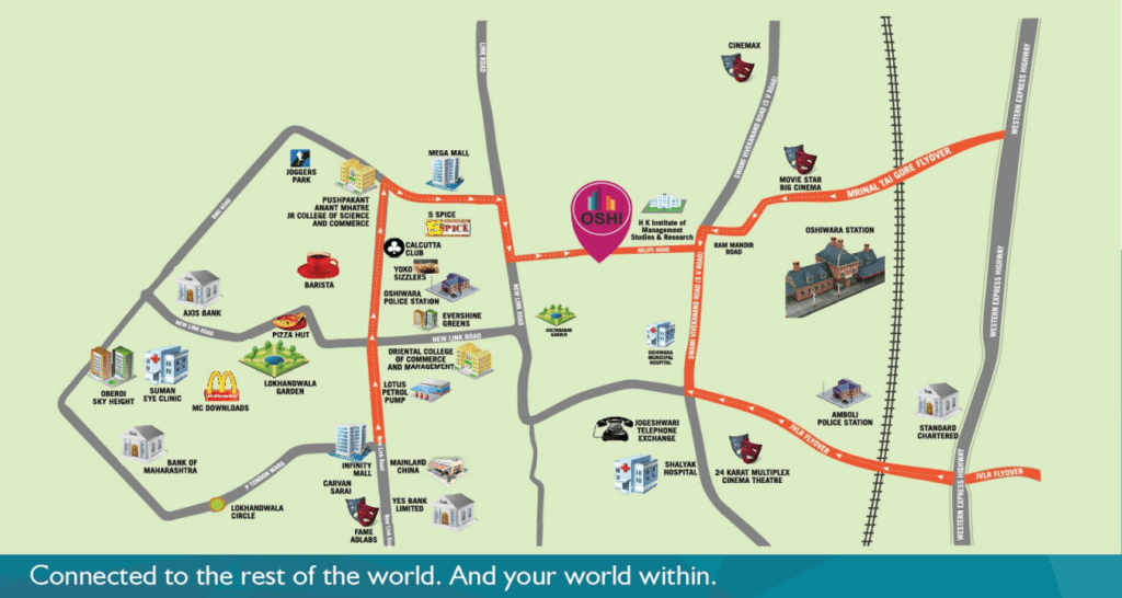 Sahyog Oshi Location Map Image