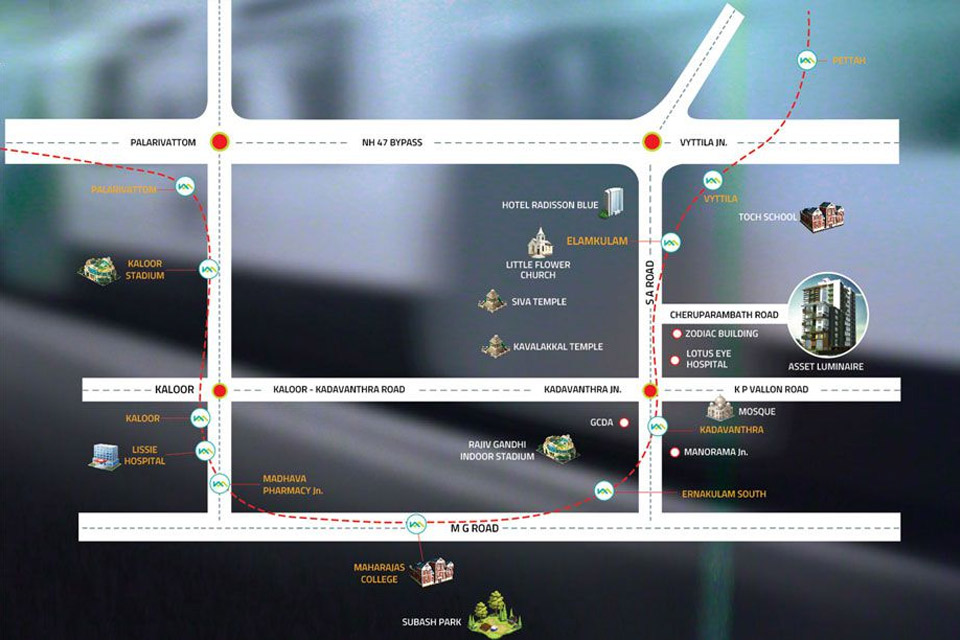 Asset Luminaire Location Map Image