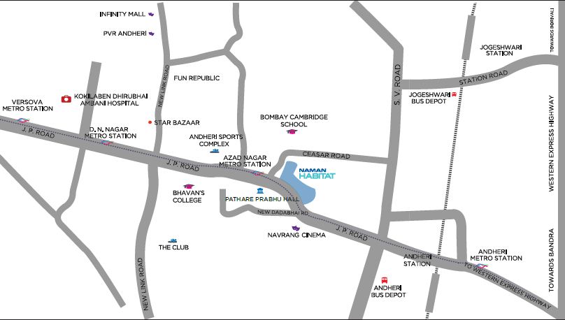 Naman Habitat Location Map Image