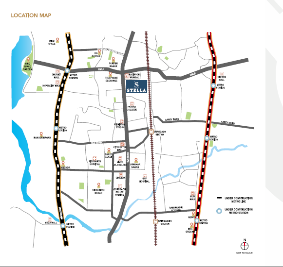 Chandak Stella Location Map Image