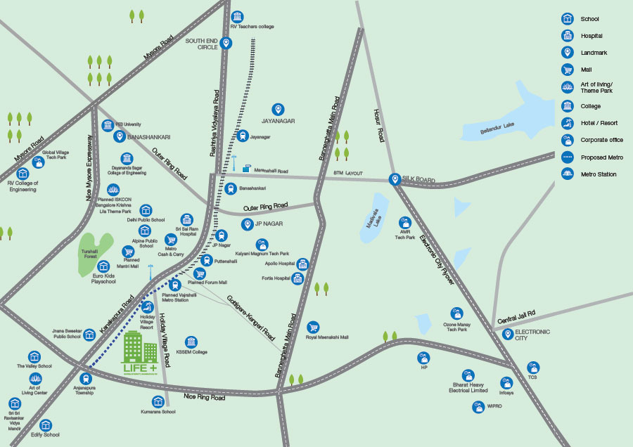 Godrej Life Plus Location Map Image