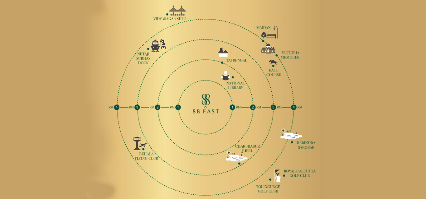 Tata Housing 88 East Location Map Image