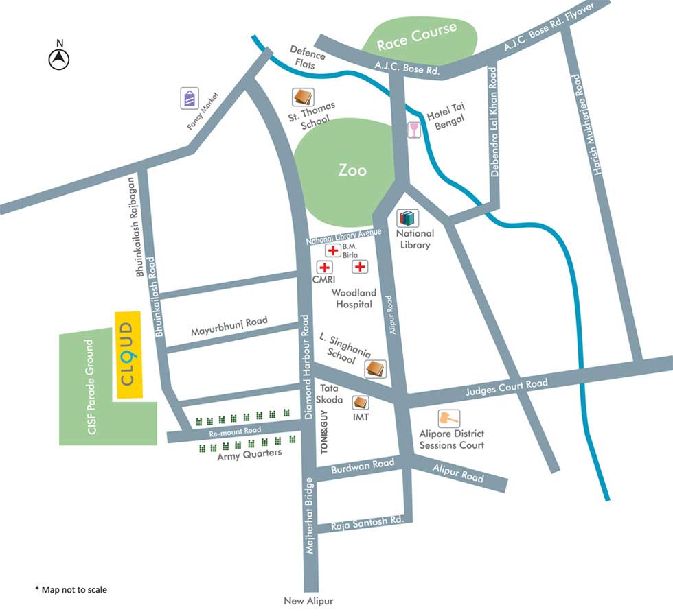 Cloud 9 Location Map Image