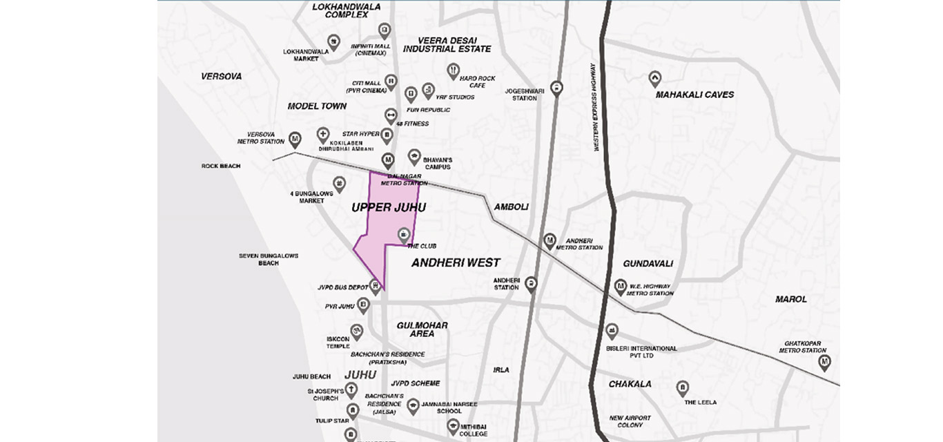 Platinum Towers Location Map Image