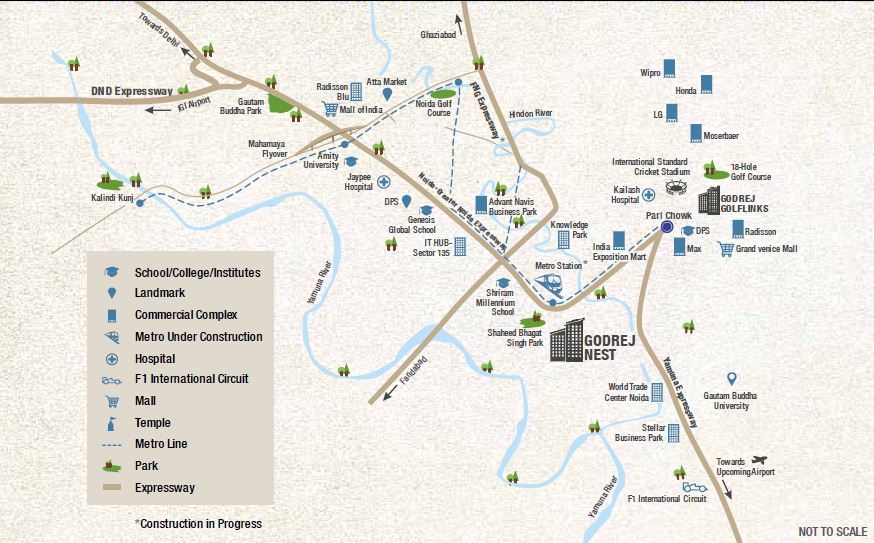 Godrej Nest Location Map Image