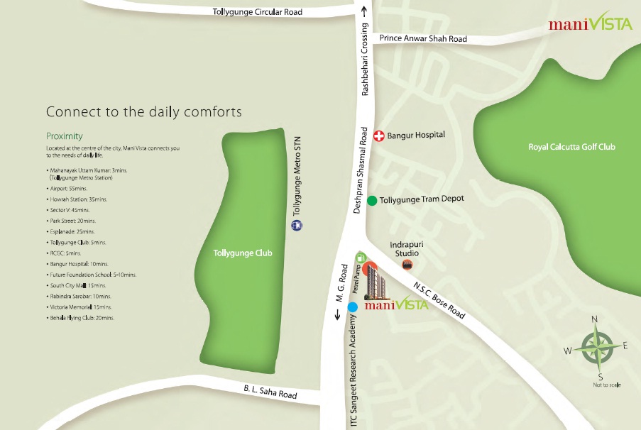 Mani Vista Location Map Image