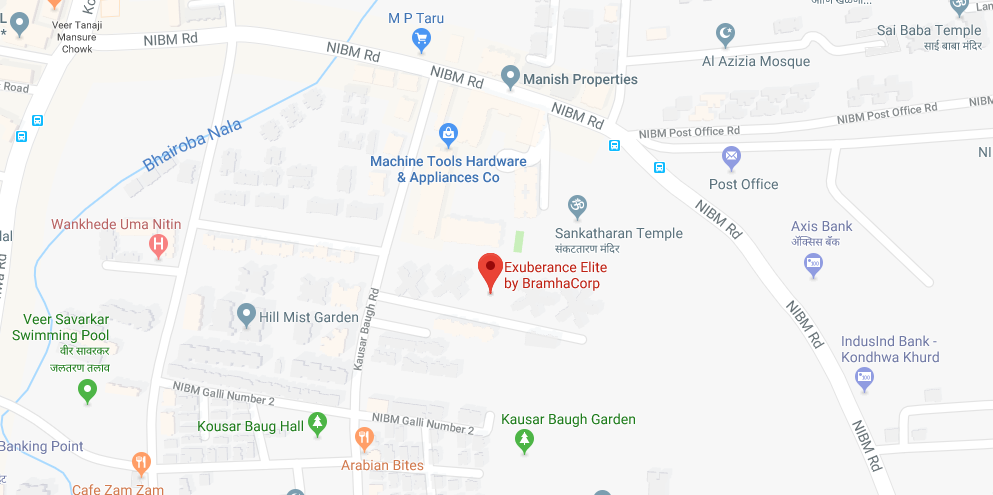 Bramha Exuberance Elite Location Map Image