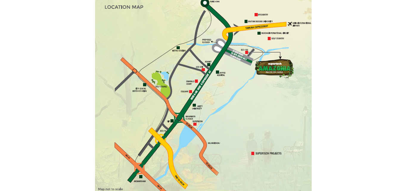 Supertech Amazonia Location Map Image
