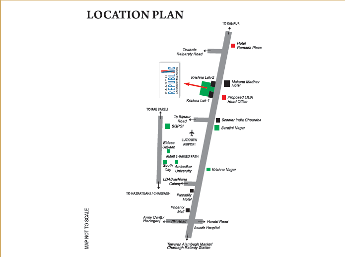 Paarth Gardenia Residency Location Map Image