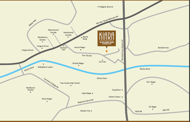 Calyx Kiara Location Map Image