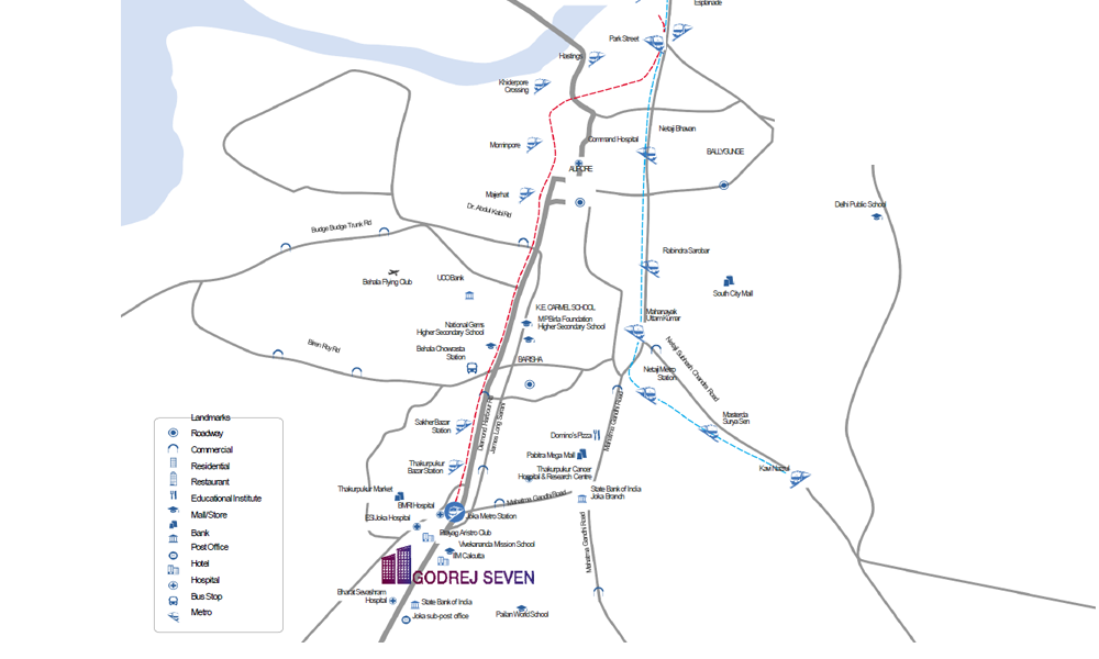 Orchard at Godrej Seven Location Map Image