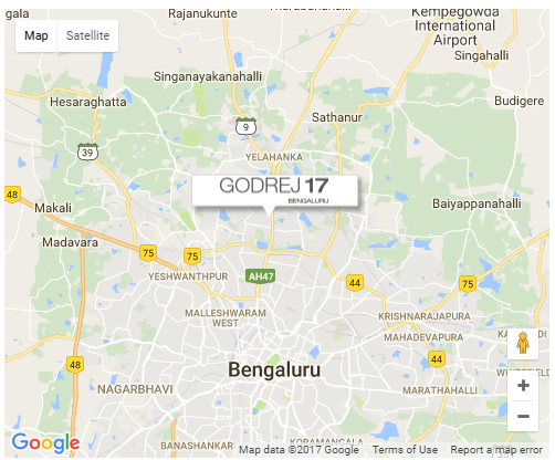 Godrej 17 Location Map Image