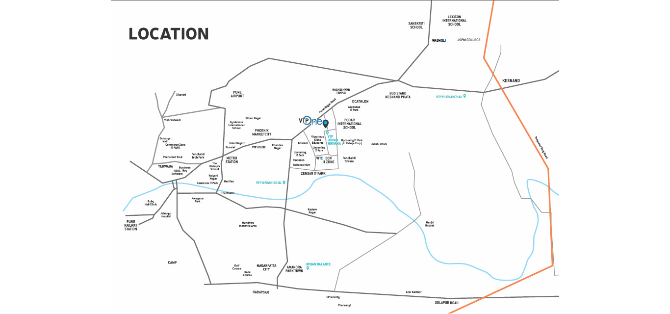 VTP One Location Map Image