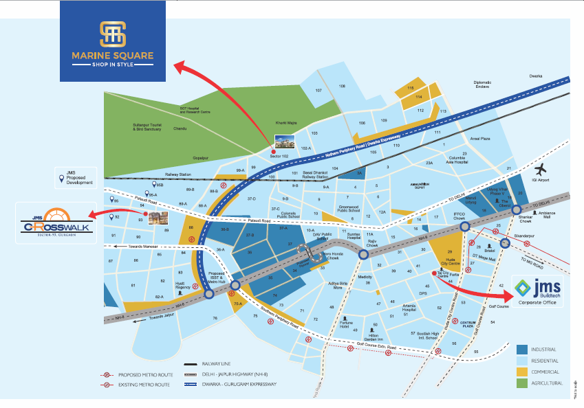 JMS Marine Square Location Map Image