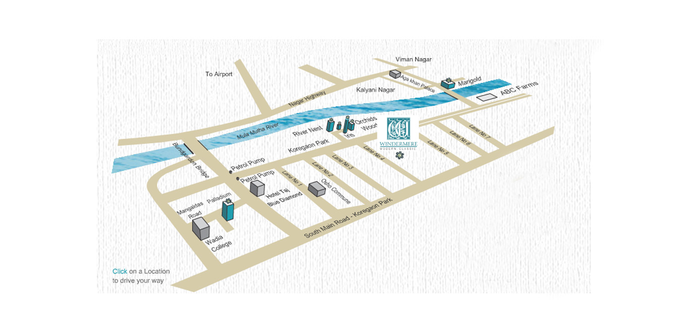 Vascon Windermere Location Map Image