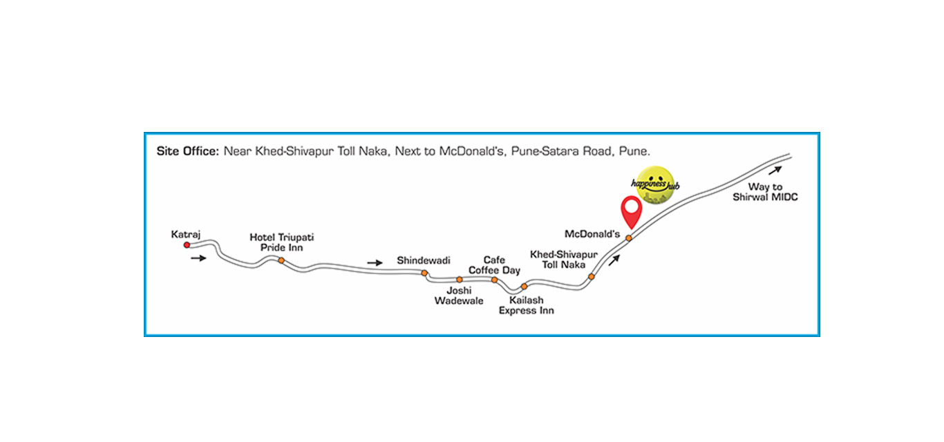 Paranjape Happiness Hub Location Map Image