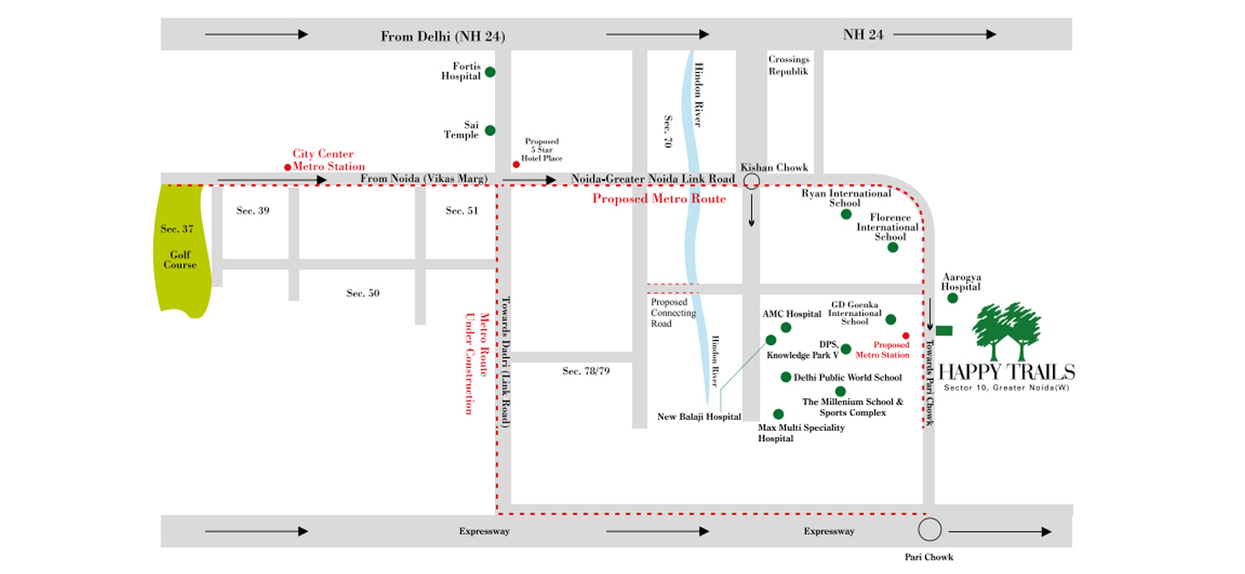 ATS Happy Trails Location Map Image
