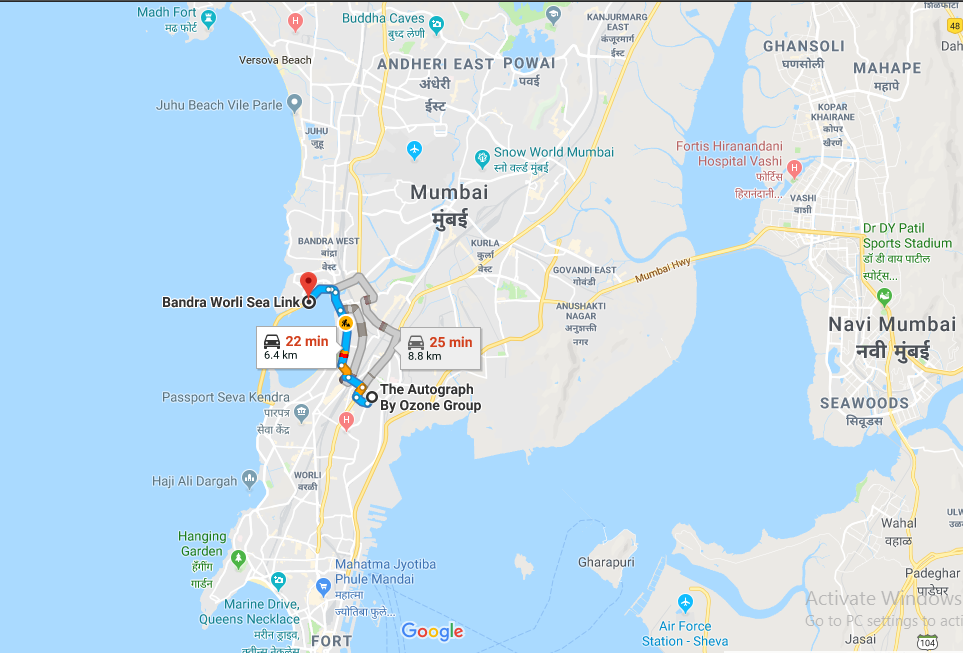 Ozone The Autograph Location Map Image
