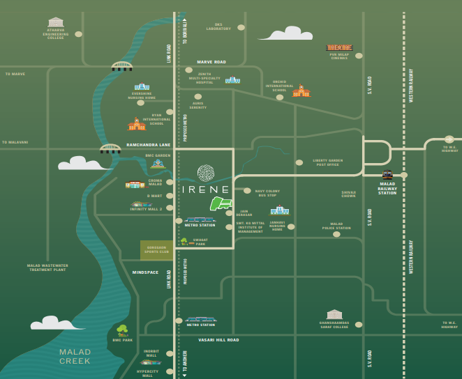 Sheth Irene Location Map Image