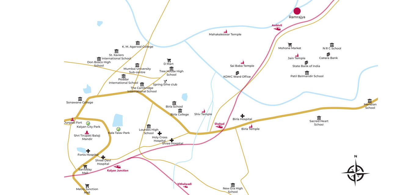 Neptune Ramrajya Location Map Image
