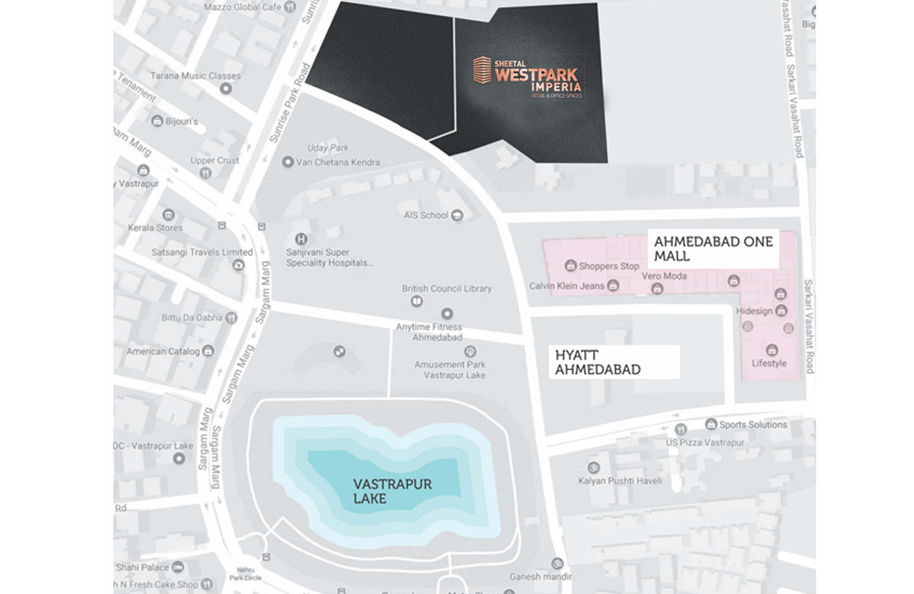 Westpark Imperia Location Map Image