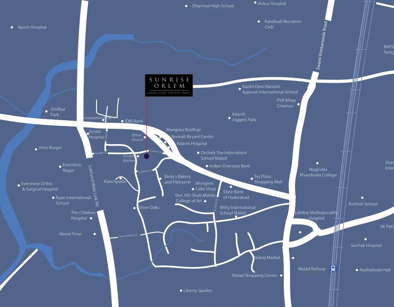 Sunrise Orlem Location Map Image