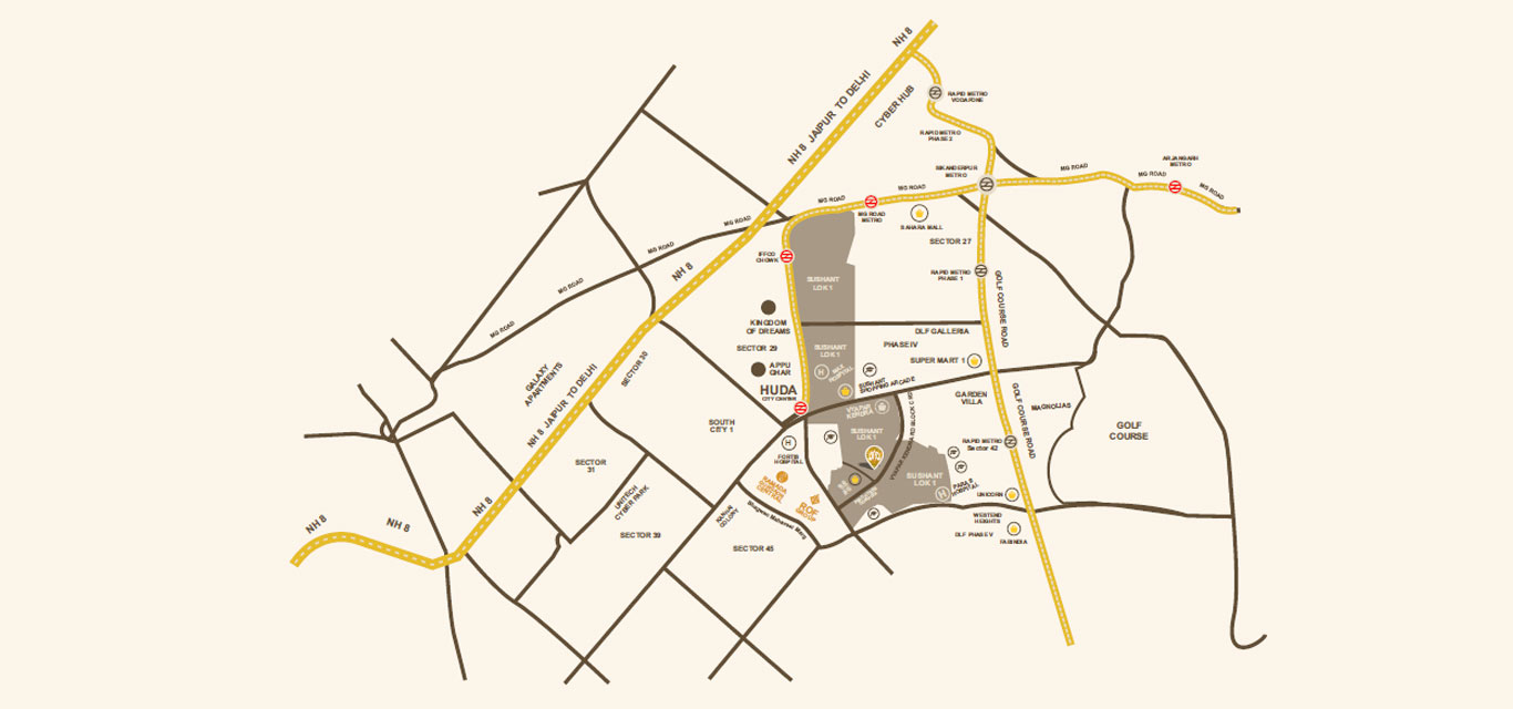 ROF Portico Location Map Image