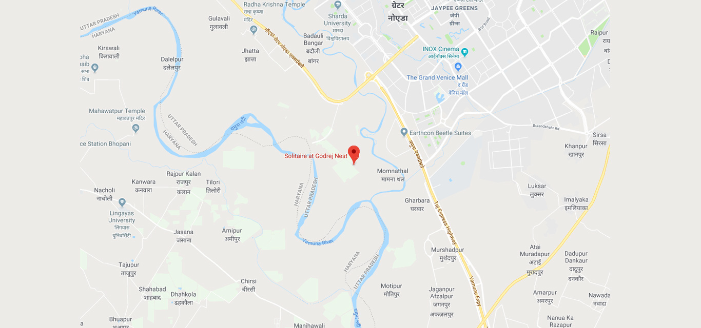 Godrej Solitaire Location Map Image