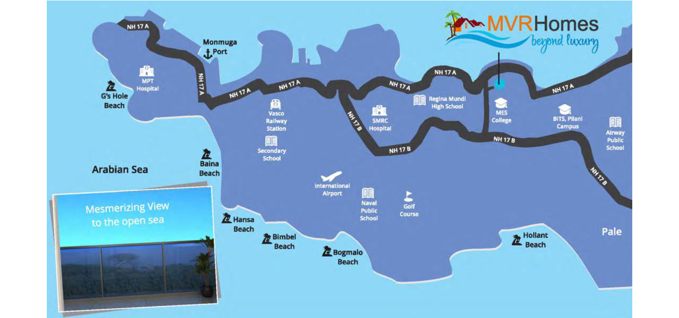 Laguna Azul Location Map Image