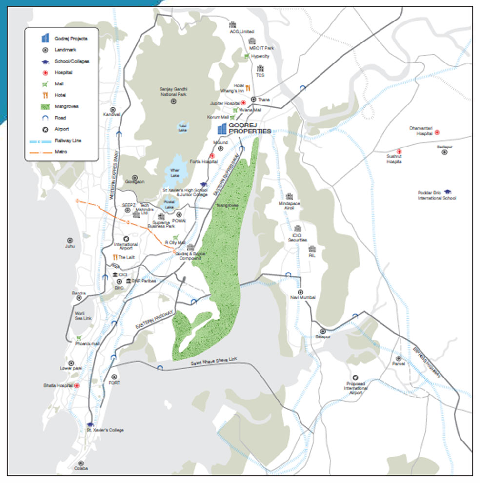 Godrej Alive Location Map Image