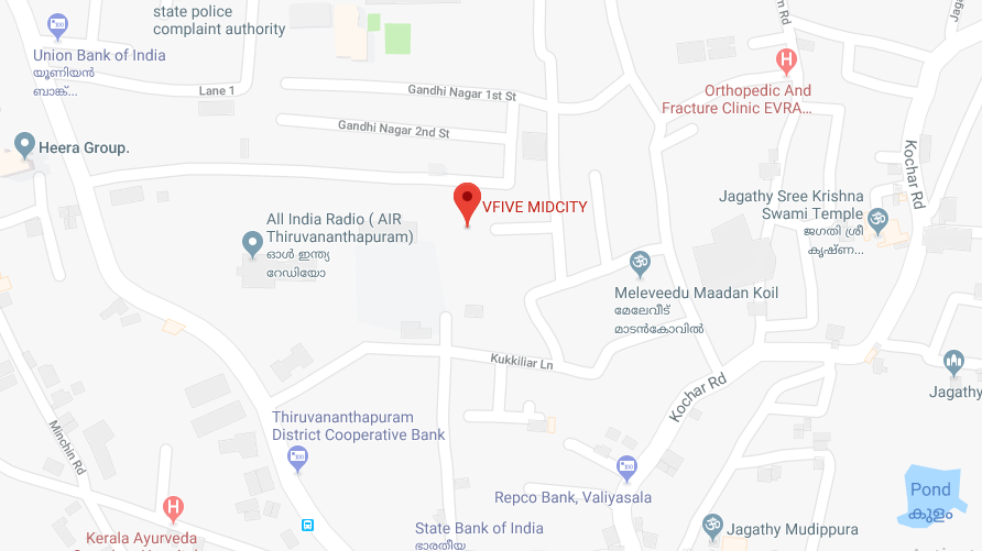 Vfive Midcity Location Map Image