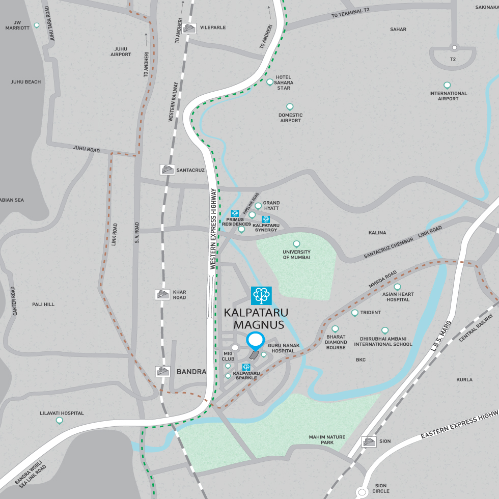 Kalpataru Magnus Location Map Image