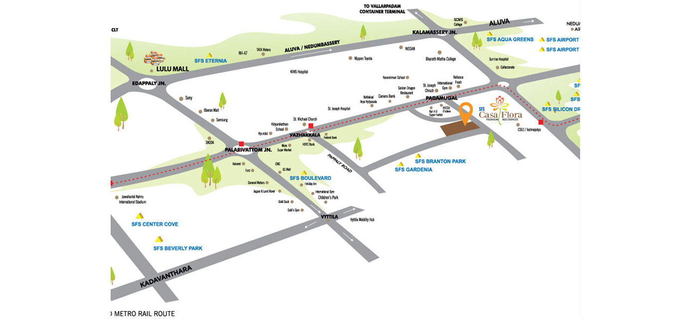 SFS Casaflora Location Map Image