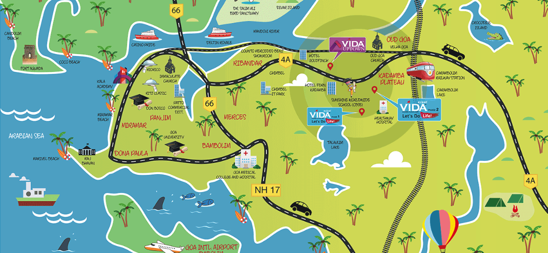 Expat Vida Phase 2 Location Map Image