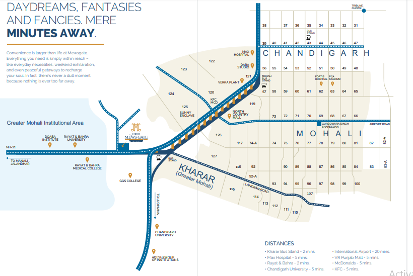 Ubber Mews Gate Location Map Image