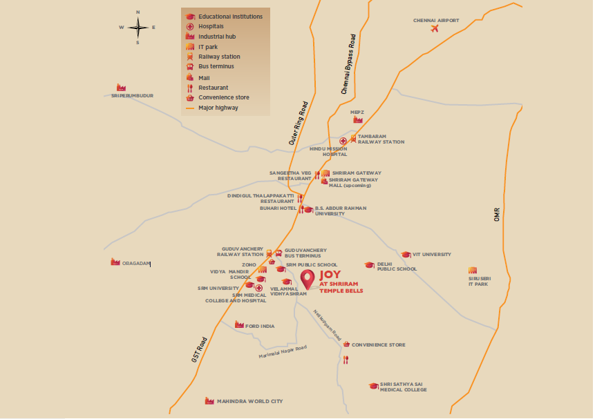 Shriram Joy Location Map Image