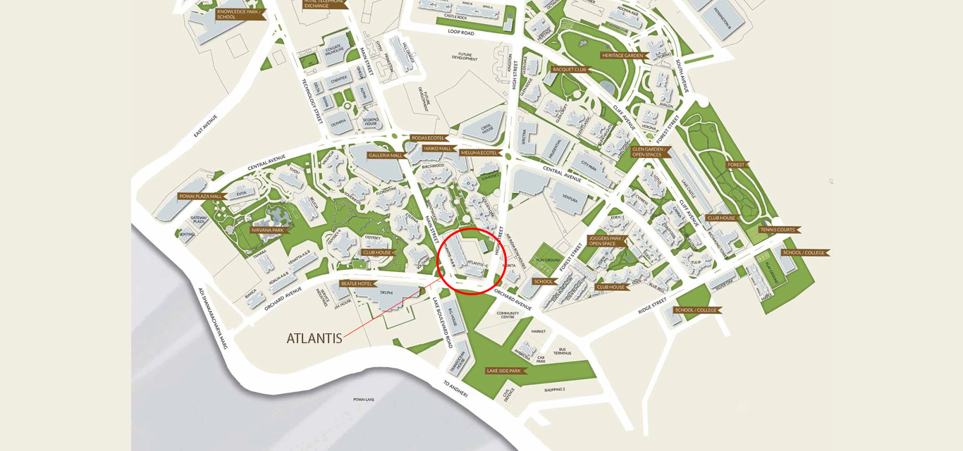 Hiranandani Zen Atlantis Location Map Image