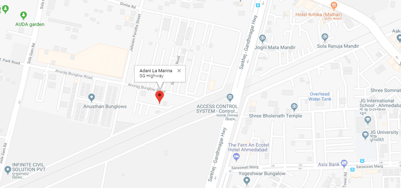 Adani Shantigram La Marina Location Map Image