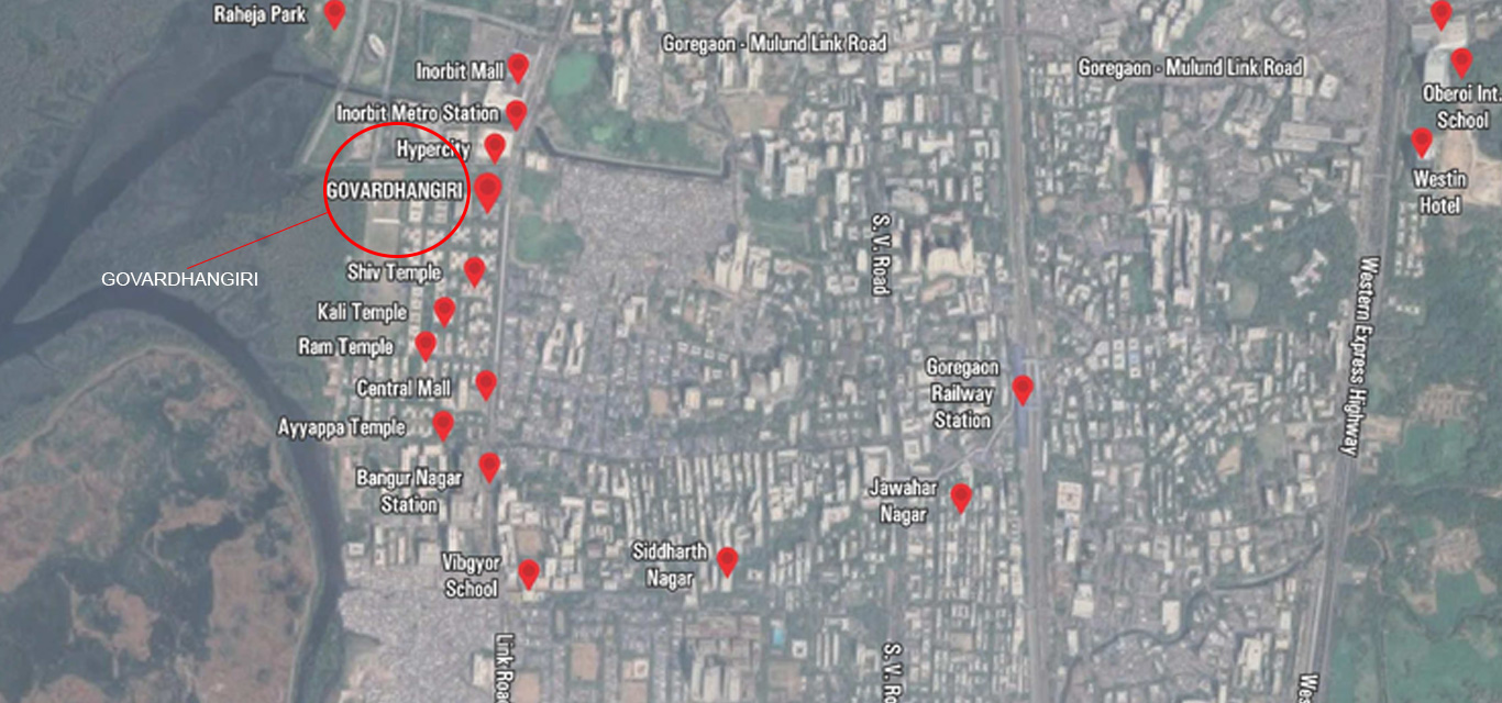 Govardhangiri Location Map Image
