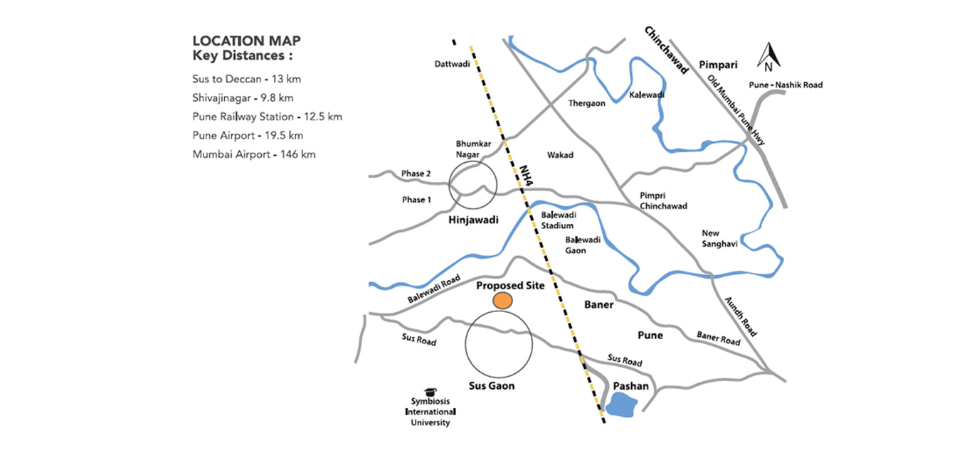 Pinnacle Neelanchal Location Map Image