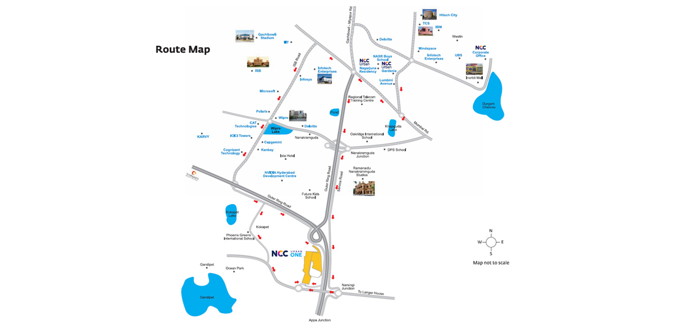 NCC Urban One Location Map Image