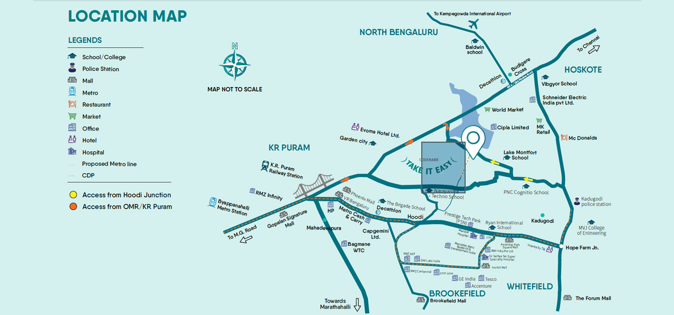 Shriram Blue Location Map Image