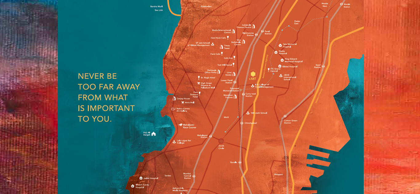 Plus Art Location Map Image