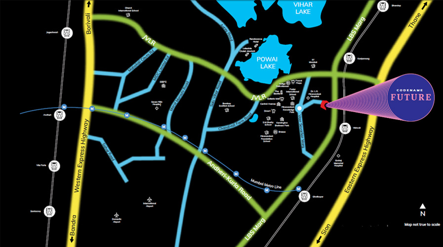Kanakia Codename Future Location Map Image