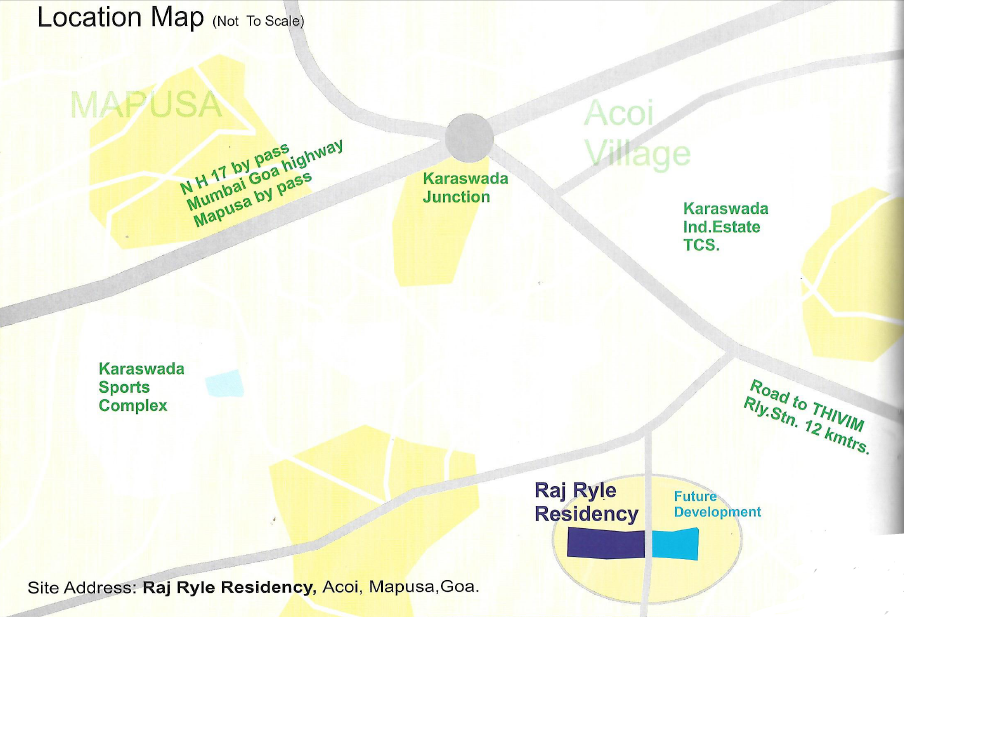 Raj Ryle Residency Location Map Image