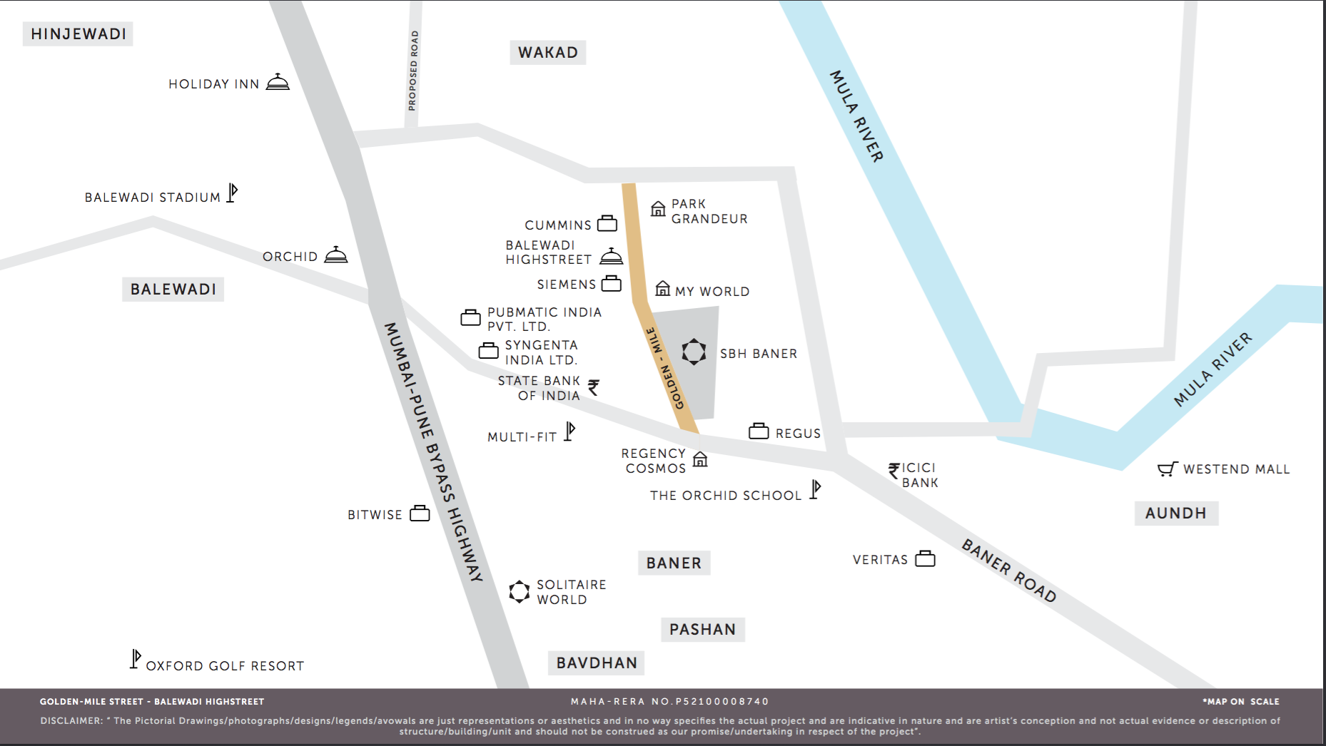 Solitaire Business Hub Location Map Image