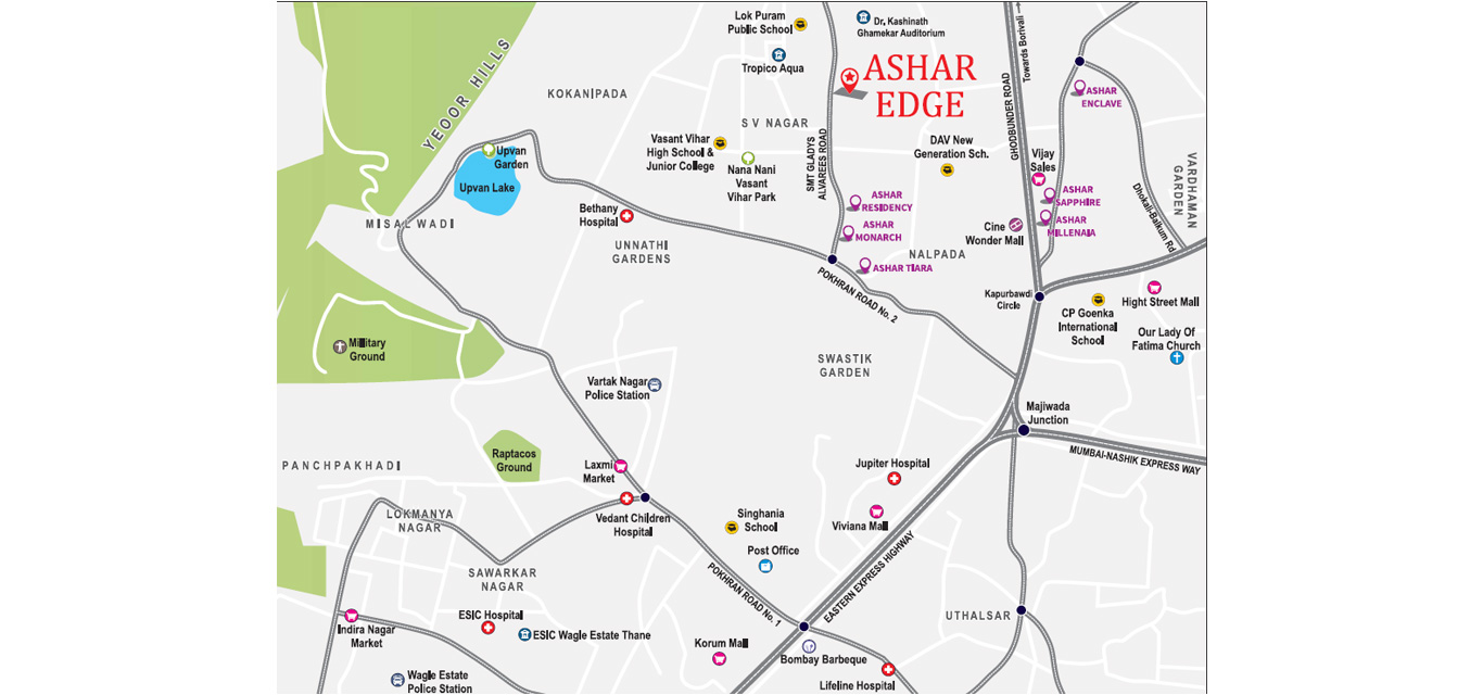 Ashar Edge Location Map Image