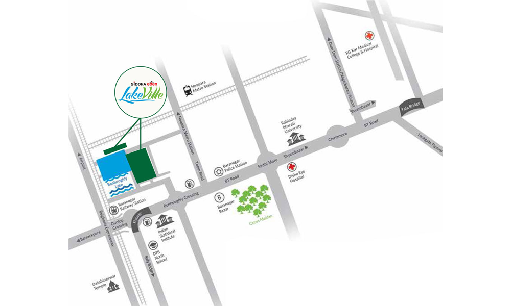 Siddha Eden Lakeville Location Map Image