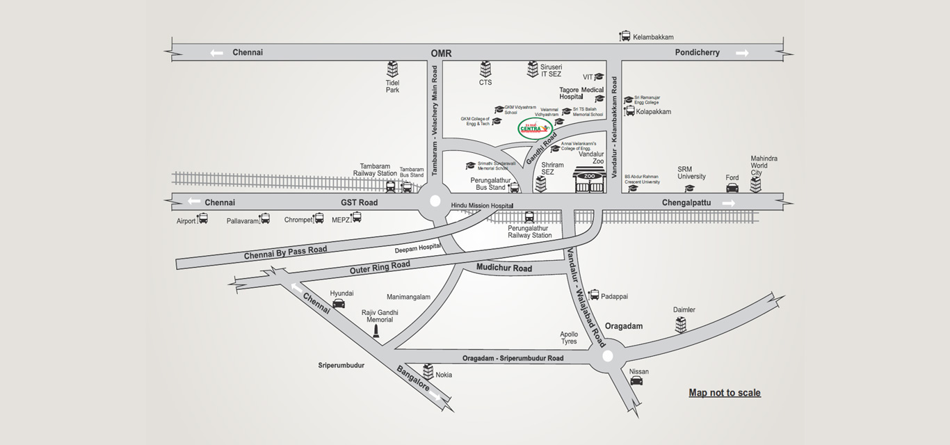 XS Real Centra Location Map Image