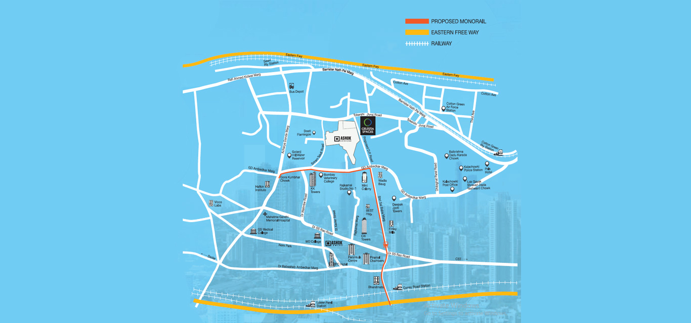 Celestia Spaces Location Map Image